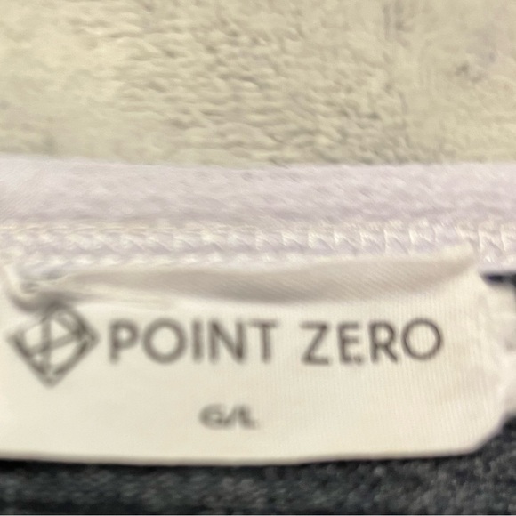 ****๐3 for $35/Beautiful Point Zero light sweater with white trim. - Picture 3 of 6